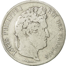 France, Louis-Philippe, 5 Francs, 1832, Toulouse, F(12-15), Silver, KM:749.9