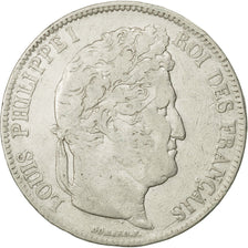 Monnaie, France, Louis-Philippe, 5 Francs, 1833, Lyon, TB+, Argent, KM:749.4
