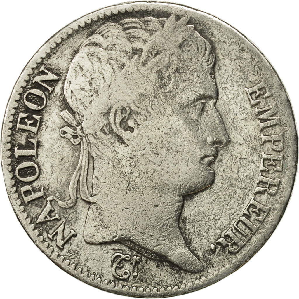 France, Napoléon I, 5 Francs, 1813, Paris, VF(20-25), Silver, KM:694.1