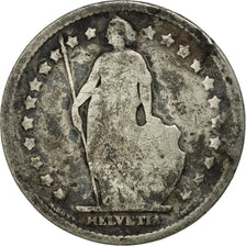 Coin, Switzerland, Franc, 1880, Bern, F(12-15), Silver, KM:24