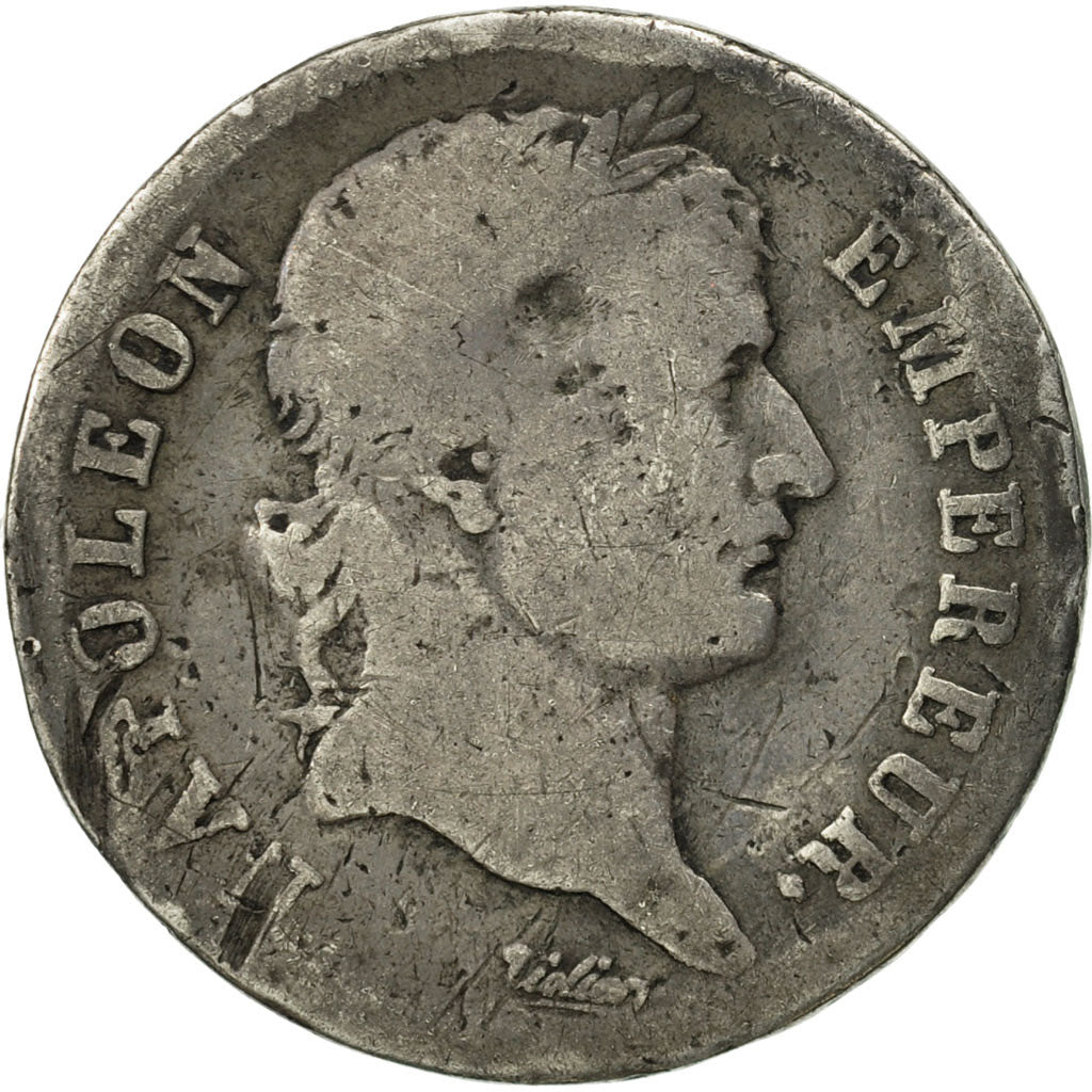 France, Napoléon I, Franc, 1808, La Rochelle, VG(8-10), Silver, KM:682.5