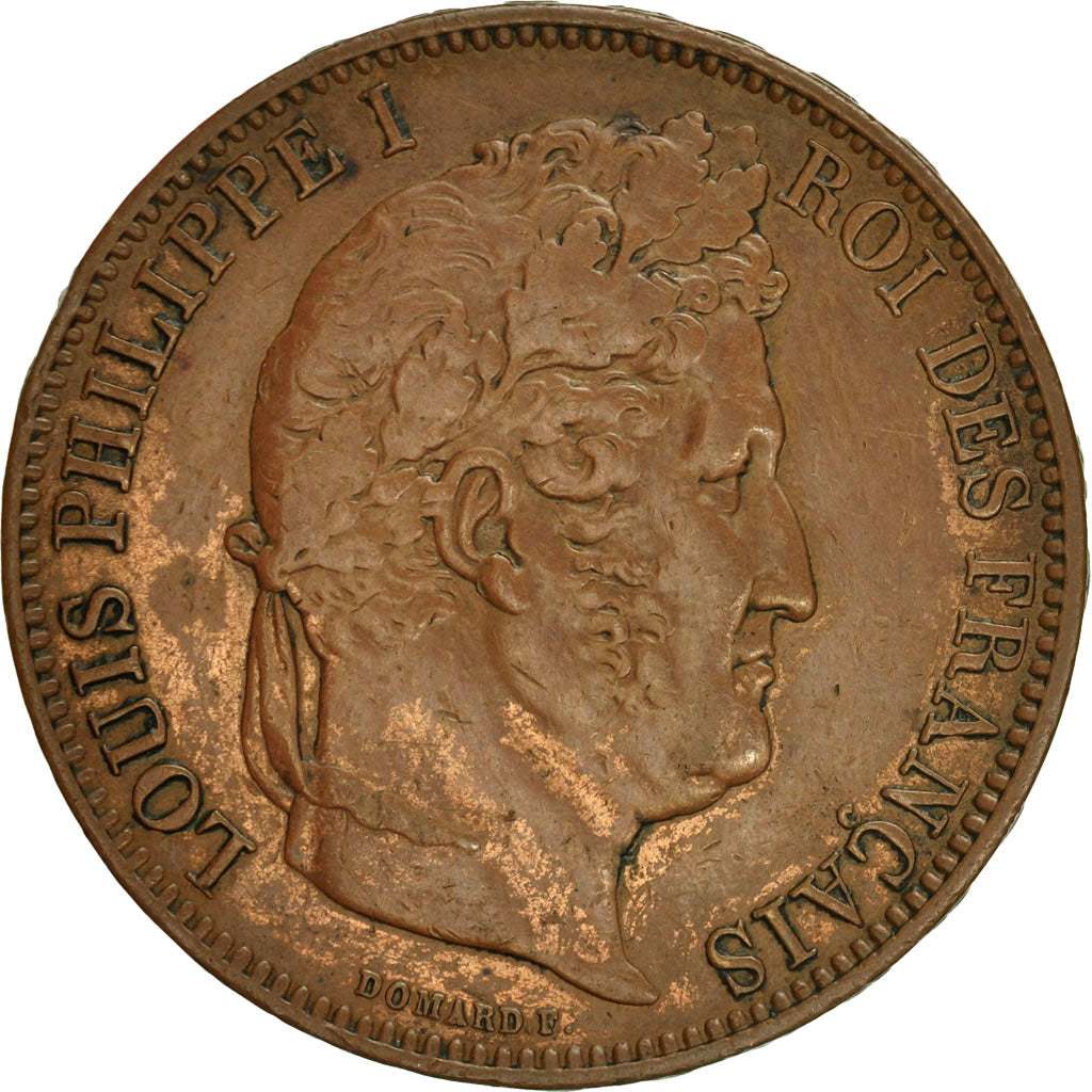Moneta, Francia, 5 Francs, 1831, Rouen, BB+, Bronzo