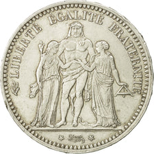 France, Hercule, 5 Francs, 1873, Paris, TTB, Argent, KM:820.1, Gadoury:745a