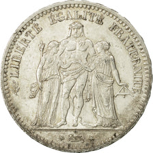 France, Hercule, 5 Francs, 1873, Paris, EF(40-45), Silver, KM:820.1