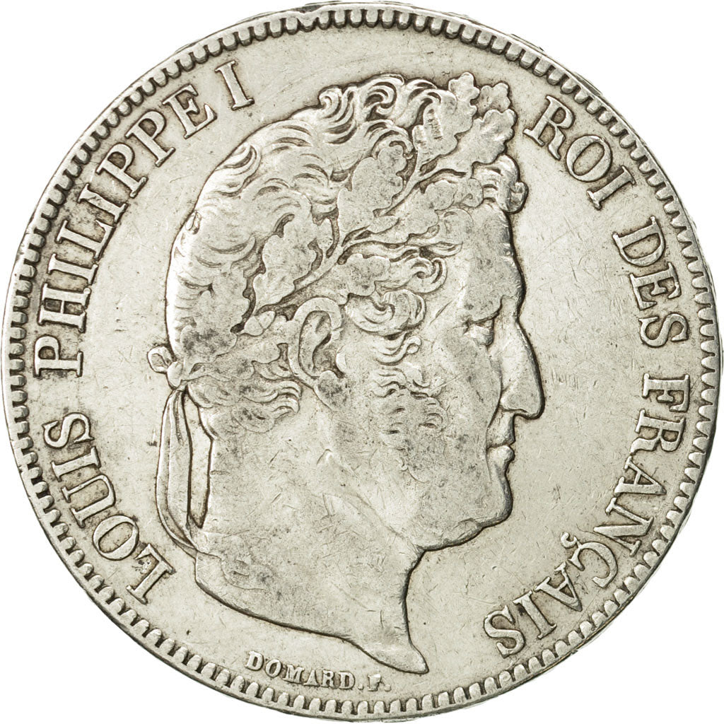 Coin, France, Louis-Philippe, 5 Francs, 1834, Paris, EF(40-45), Silver
