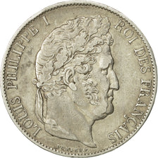 Coin, France, Louis-Philippe, 5 Francs, 1848, Paris, EF(40-45), Silver