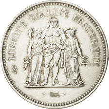France, Hercule, 50 Francs, 1978, Paris, AU(55-58), Silver, KM:941.1