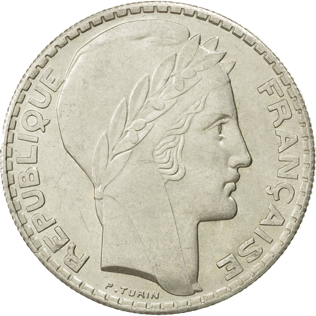 Coin, France, Turin, 20 Francs, 1933, Paris, AU(50-53), Silver, KM:879