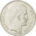 Moneda, Francia, Turin, 20 Francs, 1938, Paris, MBC+, Plata, KM:879, Gadoury:852