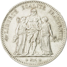 France, Hercule, 5 Francs, 1876, Paris, EF(40-45), Silver, KM:820.1