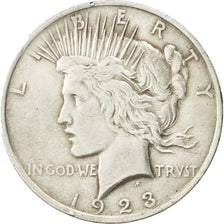 Coin, United States, Peace Dollar, Dollar, 1923, U.S. Mint, Philadelphia