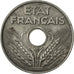 France, État français, 20 Centimes, 1944, EF(40-45), Iron, KM:900.2a