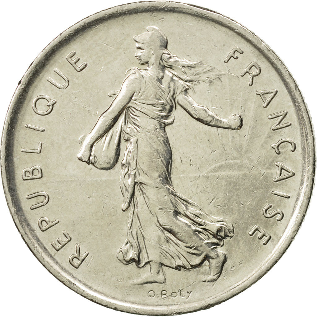 Coin, France, Semeuse, 5 Francs, 1972, Paris, AU(55-58), Nickel Clad