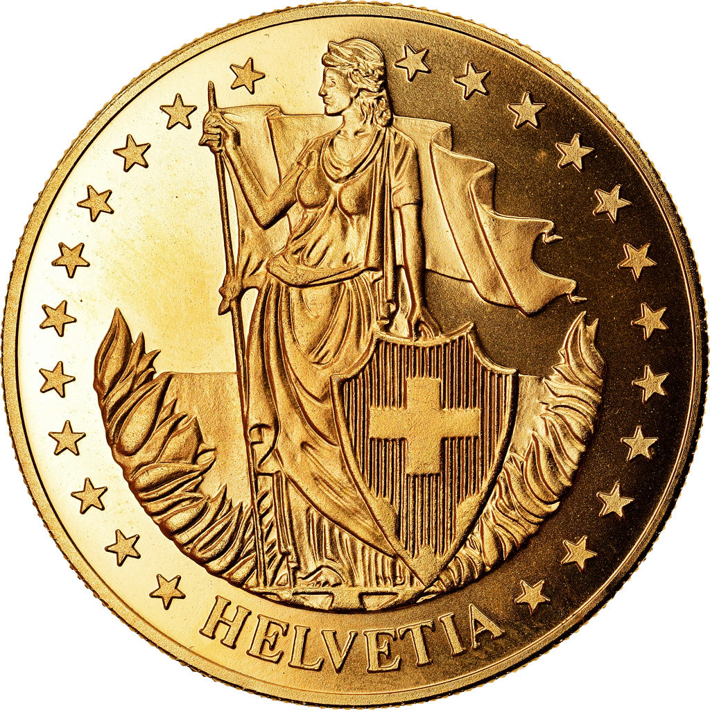 Suisse, Médaille, Henri Dunant, Politics, Society, War, SPL+, Copper-Nickel