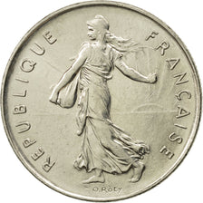 Coin, France, Semeuse, 5 Francs, 1975, Paris, AU(55-58), Nickel Clad