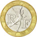 Coin, France, Génie, 10 Francs, 1988, AU(55-58), Bi-Metallic, KM:964.1