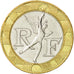 Moneta, Francja, Génie, 10 Francs, 1988, AU(55-58), Bimetaliczny, KM:964.1