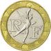 Moneda, Francia, Génie, 10 Francs, 1990, EBC, Bimetálico, KM:964.1
