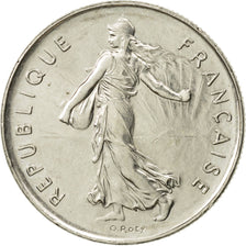 France, Semeuse, 5 Francs, 1991, Paris, AU(55-58), Copper-Nickel, KM 926a.1