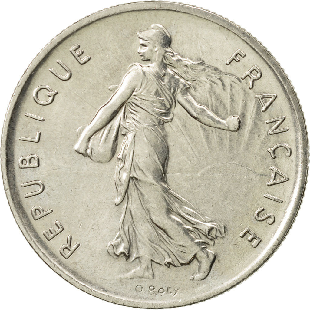 Coin, France, Semeuse, 5 Francs, 1995, Paris, AU(55-58), Nickel Clad