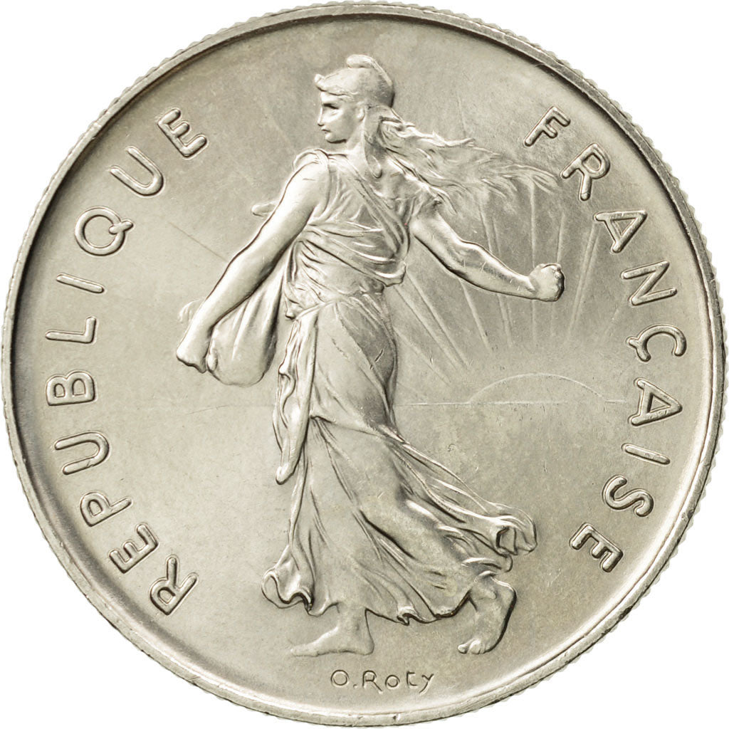 France, Semeuse, 5 Francs, 1981, Paris, AU(55-58), Copper-Nickel, KM 926a.1