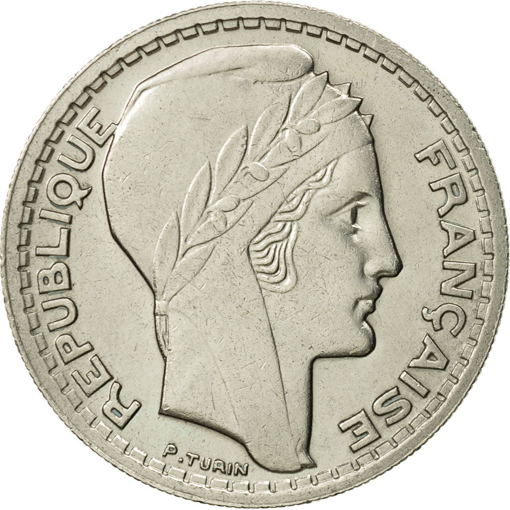 Coin, France, Turin, 10 Francs, 1946, AU(50-53), Copper-nickel, KM:908.1