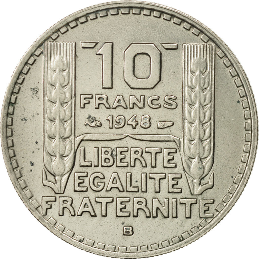 Coin, France, Turin, 10 Francs, 1948, Beaumont - Le Roger, AU(55-58)