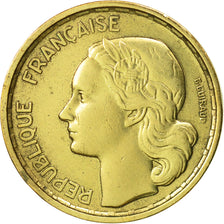 France, Guiraud, 10 Francs, 1957, Paris, AU(50-53), Aluminum-Bronze, KM:915.1