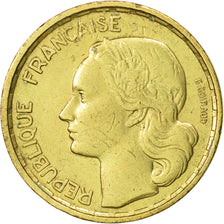 Moneda, Francia, Guiraud, 10 Francs, 1955, Paris, MBC+, Aluminio - bronce