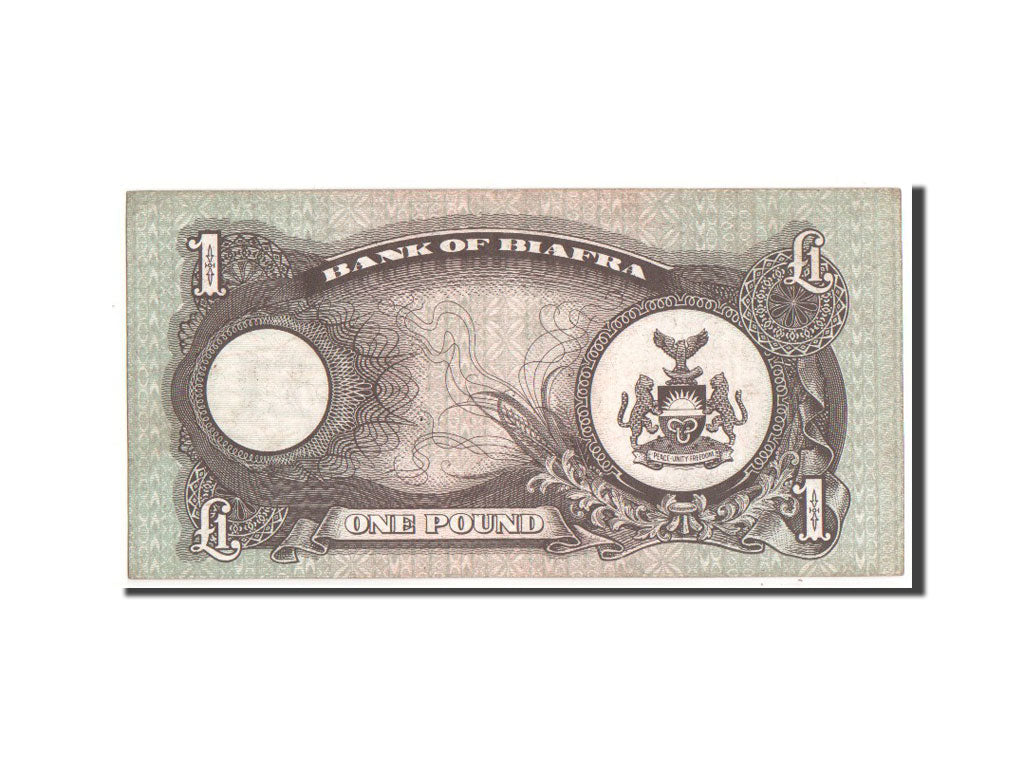 Biafra, 1 Pound, 1968, KM #5a, VF(30-35), BM