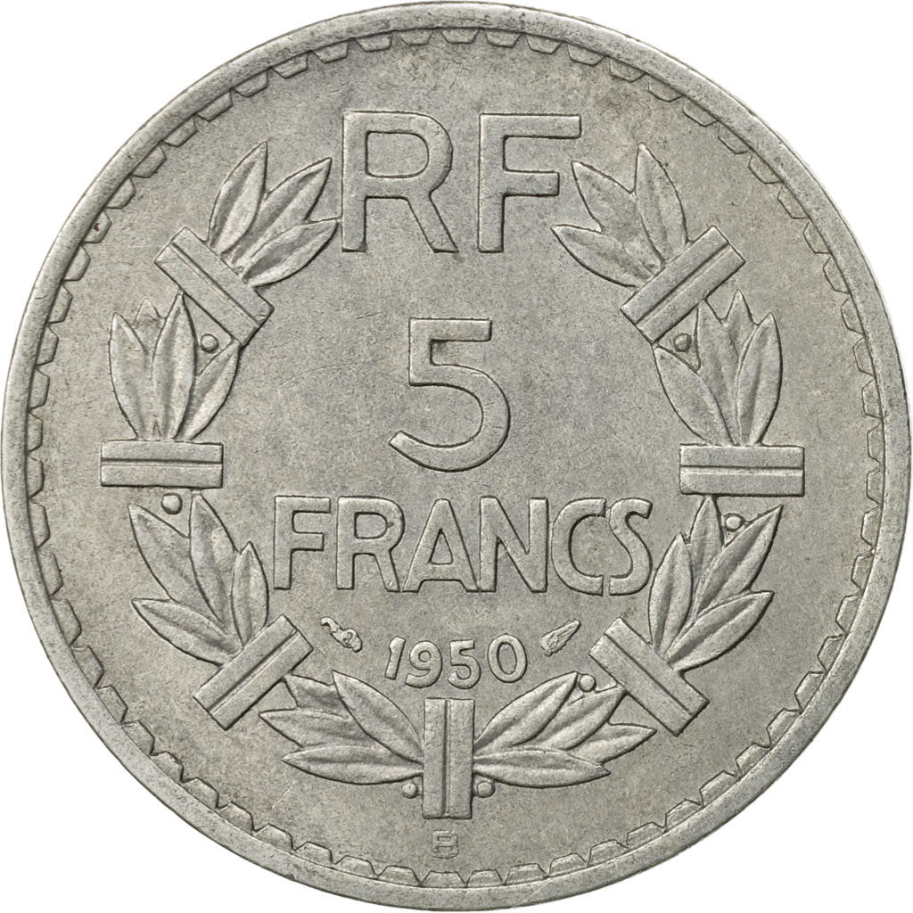 Coin, France, Lavrillier, 5 Francs, 1950, Beaumont - Le Roger, EF(40-45)