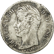 France, Charles X, 1/4 Franc, 1830, Paris, TB, Argent, KM:722.1, Gadoury:353