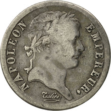 France, Napoléon I, 1/2 Franc, 1808, Lille, VF(20-25), Silver, KM:680.14
