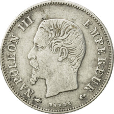 France, Napoleon III, 20 Centimes, 1858, Paris, EF(40-45), KM 778.1