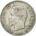 Francia, Napoleon III, 20 Centimes, 1858, Paris, MBC, Plata, KM 778.1