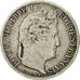 Moneta, Francia, Louis-Philippe, 1/2 Franc, 1845, Lille, MB+, Argento