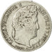 Coin, France, Louis-Philippe, 1/2 Franc, 1845, Rouen, VF(30-35), Silver