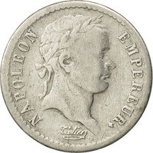 Francia, Napoléon I, 1/2 Franc, 1812, Paris, BC+, Plata, KM:691.1, Gadoury:399