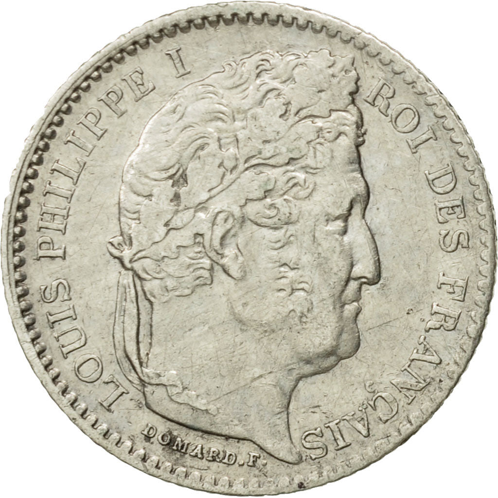 Munten, Frankrijk, Louis-Philippe, 25 Centimes, 1847, Paris, ZF+, Zilver
