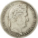 Moneta, Francia, Louis-Philippe, 1/4 Franc, 1838, Paris, MB+, Argento, KM:740.1