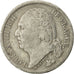 France, Louis XVIII, 1/2 Franc, 1816, Paris, VF(30-35), Silver, KM 708.1
