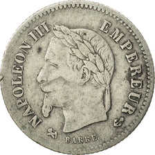 Coin, France, Napoleon III, Napoléon III, 20 Centimes, 1867, Bordeaux