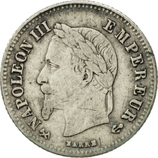Coin, France, Napoleon III, Napoléon III, 20 Centimes, 1864, Bordeaux