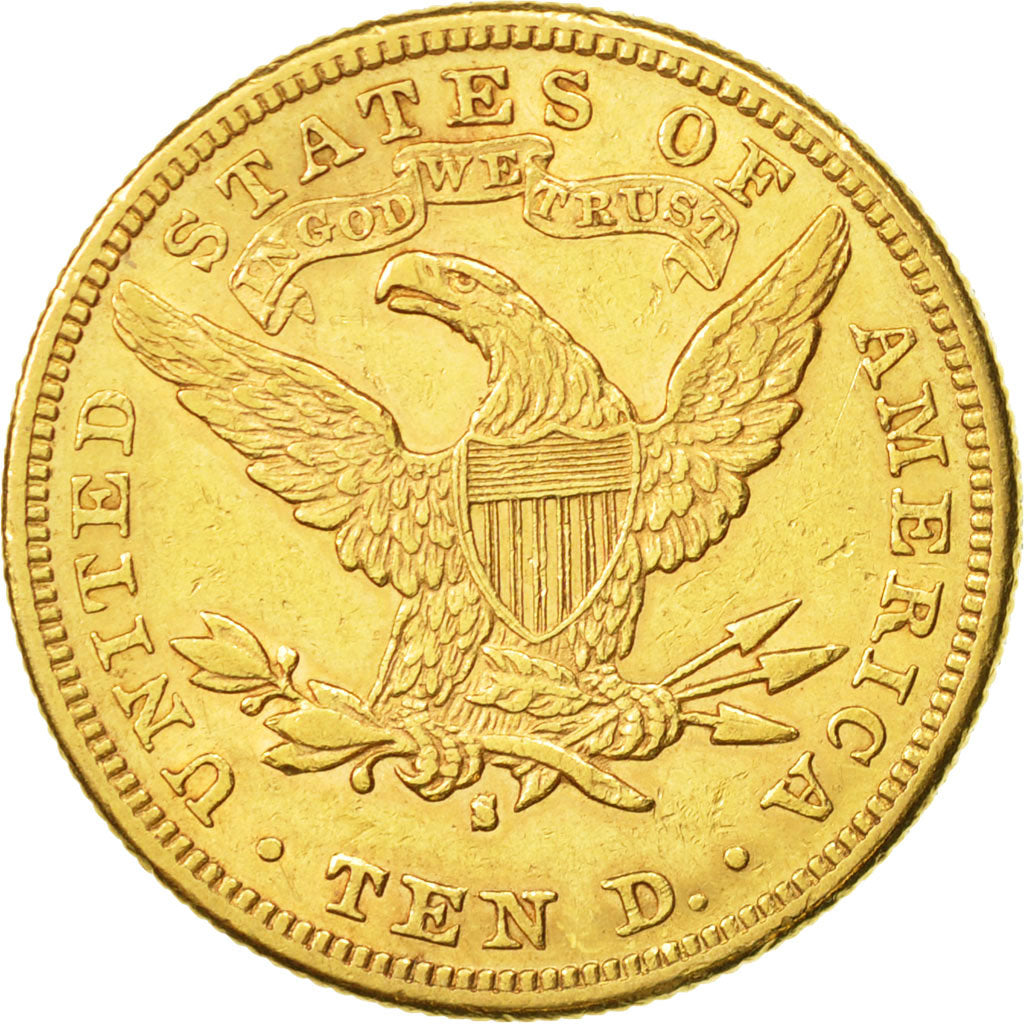 Monnaie, États-Unis, Coronet Head, $10, Eagle, 1888, U.S. Mint, San Francisco