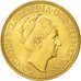 Coin, Netherlands, Wilhelmina I, 10 Gulden, 1925, AU(55-58), Gold, KM:162