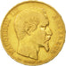 Francia, Napoleon III, 20 Francs, 1854, Paris, BB, Oro, KM:781.1