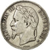 France, Napoléon III, 5 Francs, 1868, Strasbourg, VF(30-35), Silver, KM:799.2
