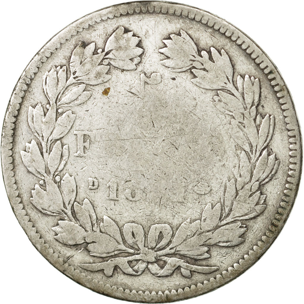 Coin, France, Louis-Philippe, 5 Francs, 1831, Lyon, VG(8-10), Silver, KM:744.2