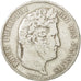 France, Louis-Philippe, 5 Francs, 1841, Strasbourg, VF(20-25), Silver, KM:749.3