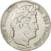 France, Louis-Philippe, 5 Francs, 1842, Rouen, VF(20-25), Silver, KM:749.2